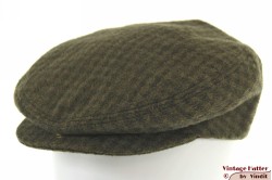 Flatcap Angiolo Miliotti green wool with snapbutton 58